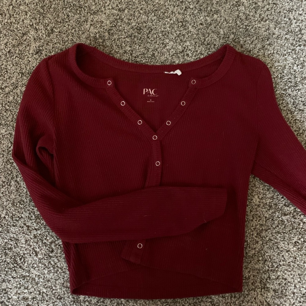 Pacsun cropped long sleeve